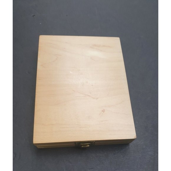 Cribbage Game Set Travel Wood Box Great American - Picture 2 of 11